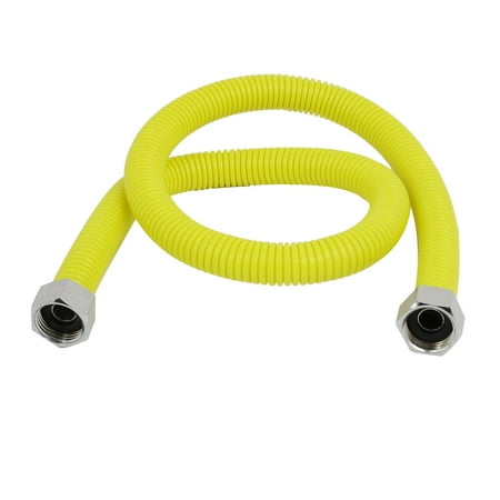 Flexible Stainless Steel Gas Pipe - 304 Stainless Steel 0.8M Length Flexible Gas Range Connector Pipe Supply Hose