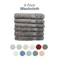 thumbnail image 6 of Hencely 6-Piece Cotton Washcloth Set – Soft, Absorbent & Durable Face Towels (12x12 in) – Gray, 6 of 7
