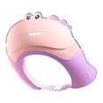 thumbnail image 1 of Gorro de baño para ducha de bebé, gorro de champú, lindo, para lavar el cabello, reutilizable, flexible, suave, visera de ducha para niños y niñas rosa, 1 of 9