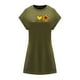 thumbnail image 1 of Vestido corto de verano para mujer, corte regular, vestido de línea para fiesta de noche, uso diario S, 1 of 7