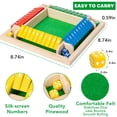 thumbnail image 5 of Laptom Max Shut The Box Dice Game Classic Math Board Game Multicolor, 5 of 6