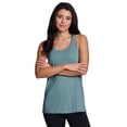 thumbnail image 2 of RBX Active Women's Twist Back Soft Relaxed Tank Top Tunic, 2 of 6