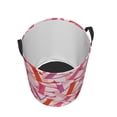 thumbnail image 5 of DouZhe Waterproof Collapsible Large Laundry Baskets, Valentines Day Cute Love Prints Circular Hamper with Handles, 5 of 7