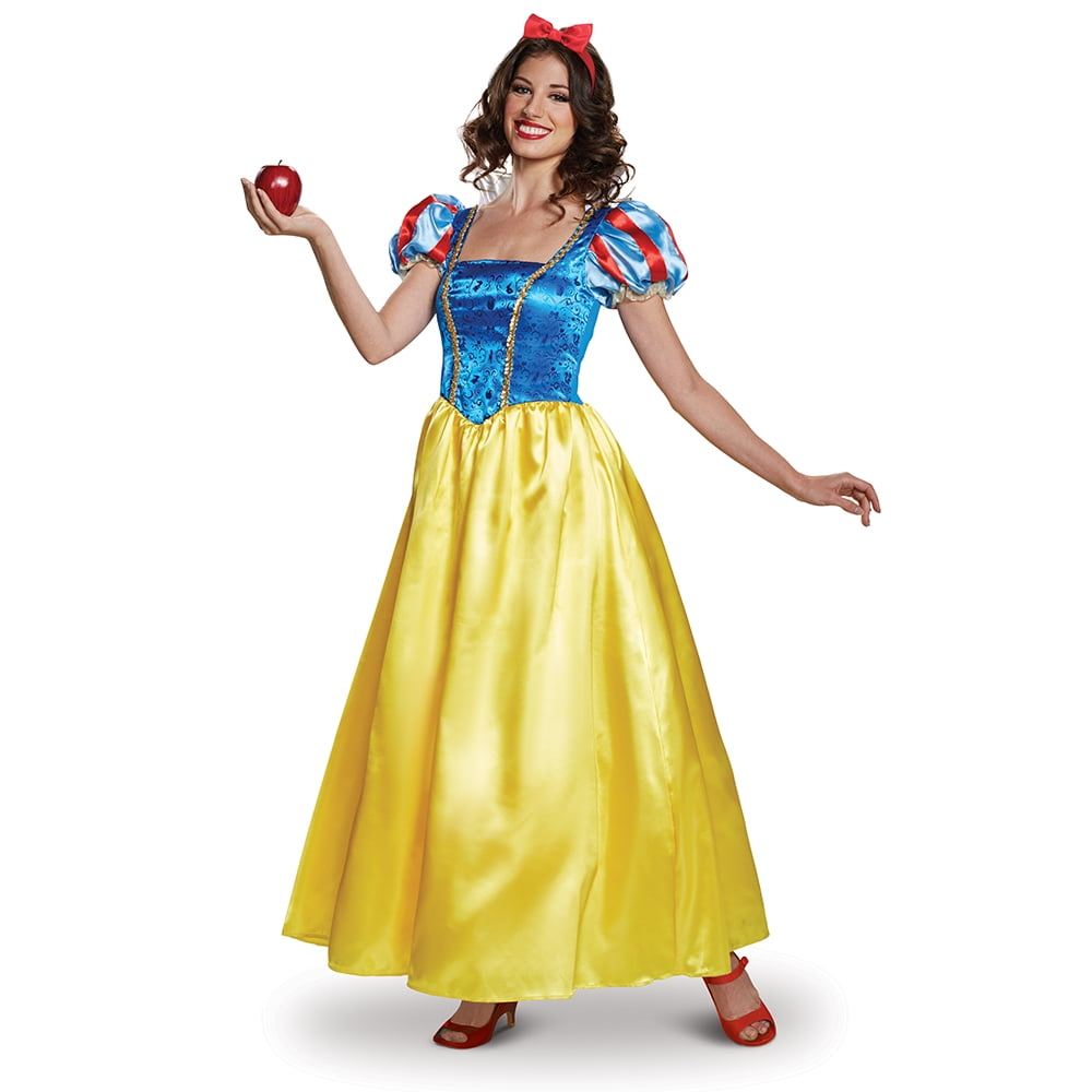 snow white dress up Deluxe Adult Costume Stay fearless Girls Disney Snow White Costume,