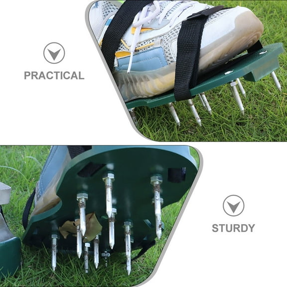 20Pcs Lawn Aerator Shoe Nails Metal Stakes Tools Pegs
