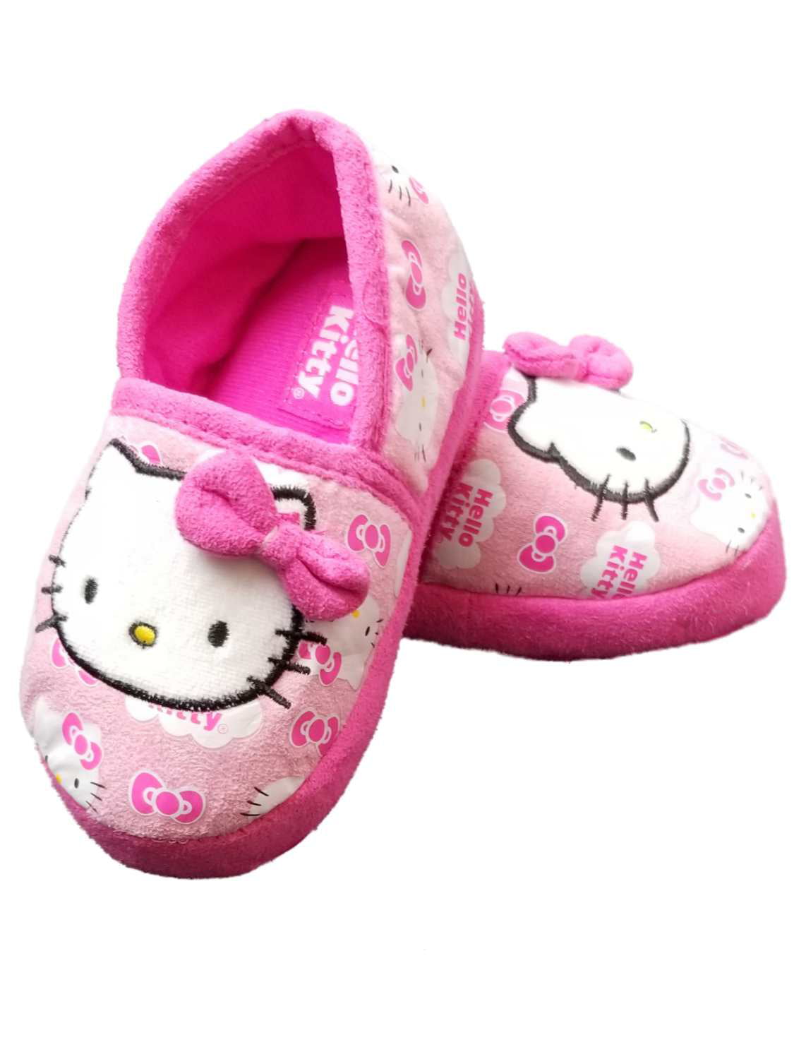  Hello  Kitty  Hello  Kitty  Pink Toddler Girls Soft Slippers 