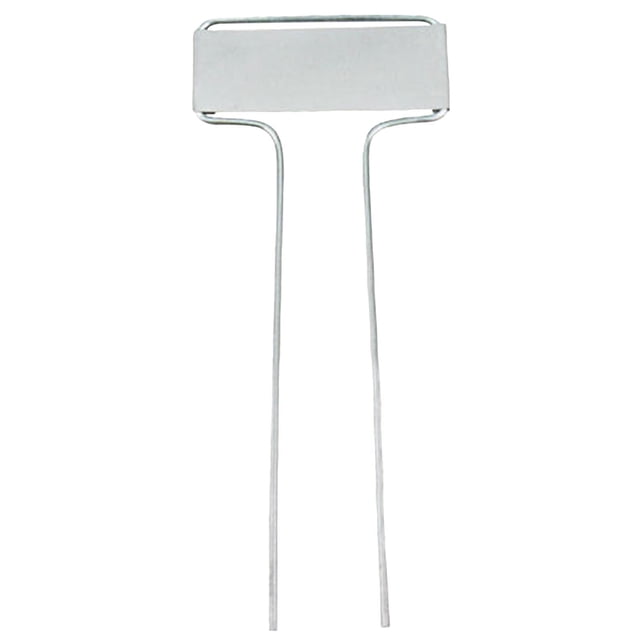 Étiquette en Métal Acier Inoxydable Réutilisable Logo de Jardin Étiquette Fleur Légume Argent Acier Inoxydable et Aluminium