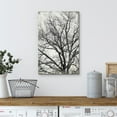 thumbnail image 4 of wall26 Canvas Print Wall Art Black &amp; White Industrial Tree Silhouette Nature Plants Digital Art Modern Art Rustic Dramatic Dark Duotone for Living Room, Bedroom, Office - 24"x36", 4 of 7