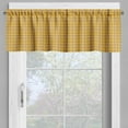 thumbnail image 2 of Ambesonne Oriental Window Valance, Vibrant Geometric Motif, 54" X 18", Mustard Violet, 2 of 5