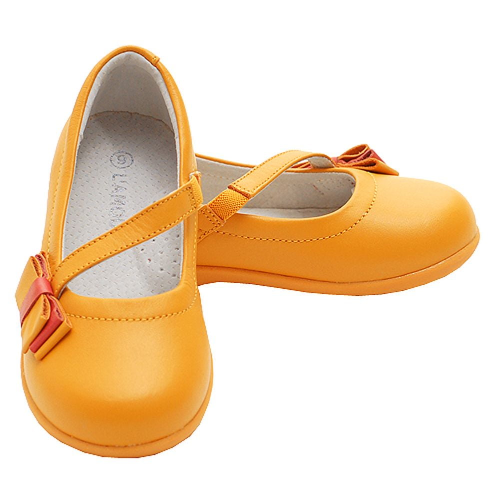 orange mary jane shoes