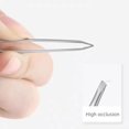 thumbnail image 4 of Eyebrow Tweezer Colorful Hair Beauty Fine Hairs Puller Clips Slanted Makeup Steel Eye Removal, 4 of 7