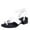 White, variant on VerPetridure Women's Sandals Summer Casual able Open-toe Mid-heel Rubber One-line Buckle Sandals