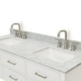 thumbnail image 3 of Ariel W061dcw2rvo Hutton 60" Wall Mounted Double Basin Vanity Set - Grey, 3 of 7