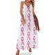 thumbnail image 1 of Vestido sin mangas con lazo de concienciación Vestidos de mujer para ocasiones especiales Vestidos de mujer de verano, 1 of 7