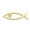 B, variant on Creative Fish Shape Zinc Alloy Emblem Sticker Decal for Car Window Bumper SUV Truck Exterior Decoration