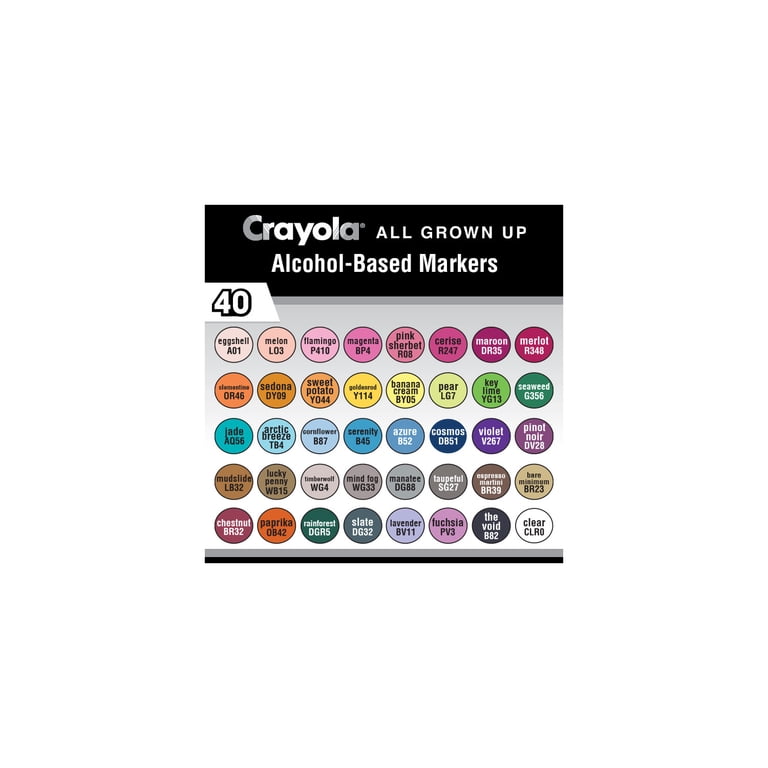 Dual-Tip Alcohol Markers, 40 Colors, Fine and Chisel Tips photo 4
