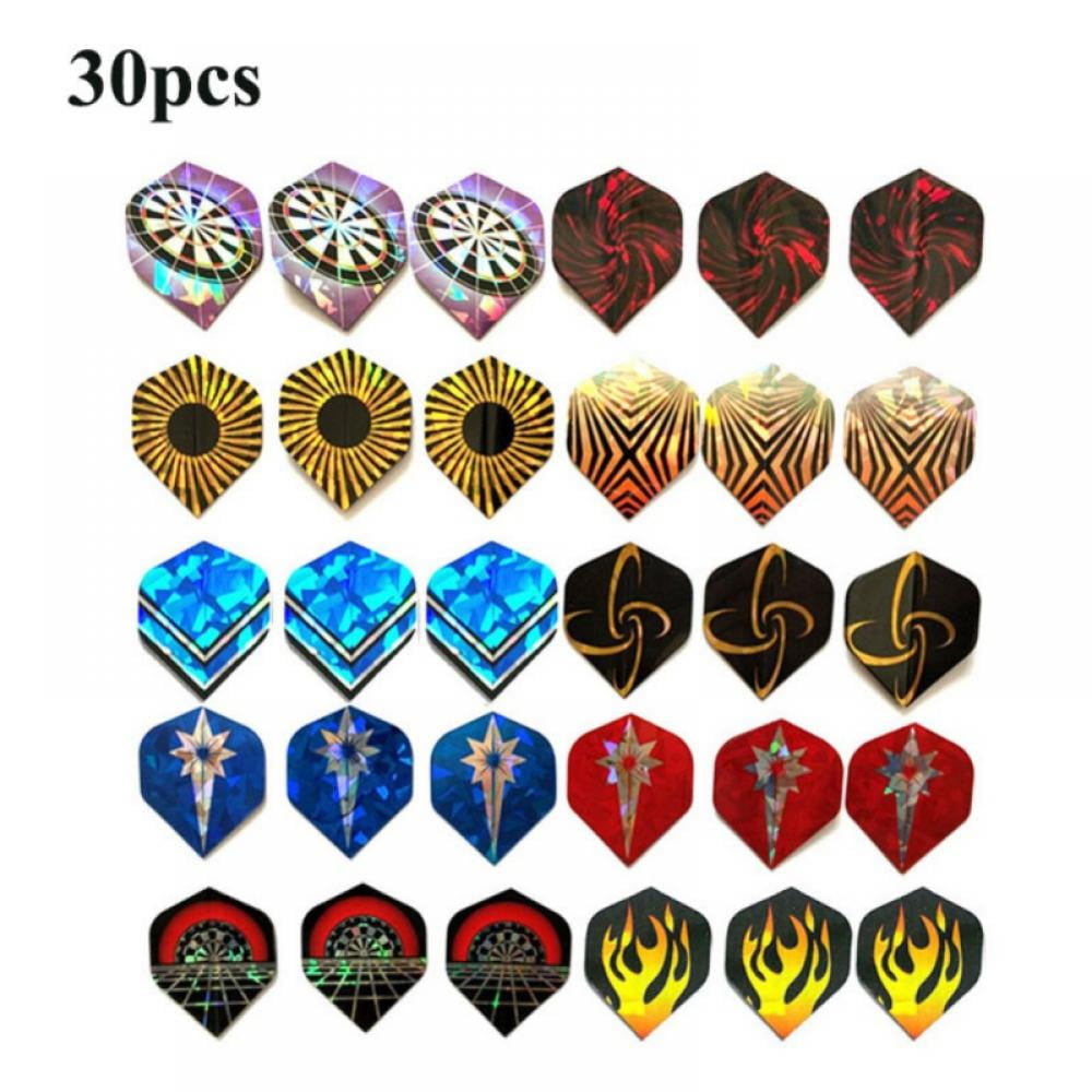 Details about   CASLONEE 54 Pcs PET Dart Flights for Steel Tip and Soft Tip Darts Darts Acces...