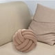 thumbnail image 4 of Cojines de asiento,Bola de nudo de felpa tejida a ,Almohada redonda anudada de felpa hecha a mano,Cojines de ventana tejidos Sala de estar ligera, Gloria Cojines de asiento, 4 of 6