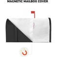 thumbnail image 3 of Mailbox Cover, Spring Purple Abstract Flower Bloom Mailbox Wrap Magnetic Mailbox Covers for Garden Yard Outdoor Decoration,Farmhouse Home Mailbox Post Box Cover Wraps Large Size 21"x25.5", 3 of 6