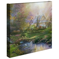 Thomas Kinkade A Mother's Perfect Day - 14" x 14" Gallery Wrapped Canvas