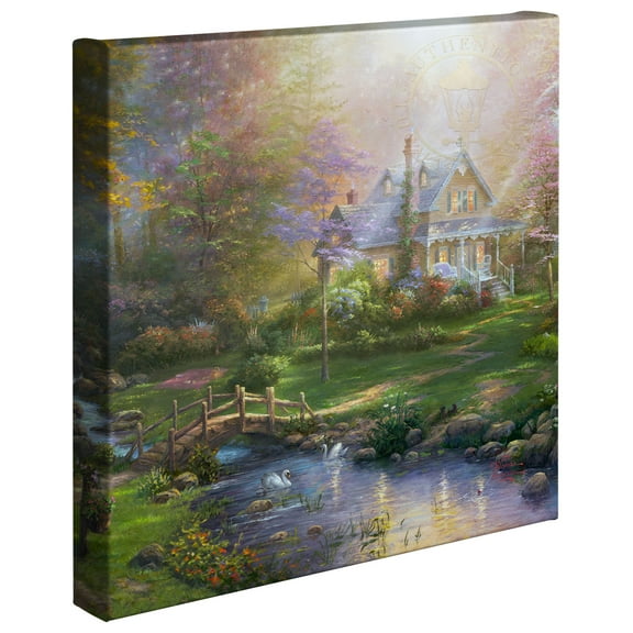 Thomas Kinkade A Mother's Perfect Day - 14" x 14" Gallery Wrapped Canvas
