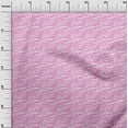 thumbnail image 3 of oneOone Viscose Chiffon Light Pink Fabric Abstracts Sewing Craft Projects Fabric Prints By Yard 42 Inch Wide, 3 of 5