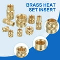 thumbnail image 5 of 46 Pcs Threaded Inserts, M4 Brass Heat Set Insert for 3D Printing, M4x5.5x7mm, 5 of 6