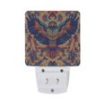 thumbnail image 5 of Yayeee LED Night Light for The Home Plug in With Light Sensors 2 Pack, Colorful Abstract Eagle, 5 of 6