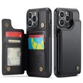 thumbnail image 1 of Funda para iPhone 14 Pro Max con tarjetero, tipo billetera para hombre y mujer con bloqueo RFID, de cuero resistente, con cierre magnético y función atril, a prueba de golpes, para iPhone 14 Pro Max, 1 of 9