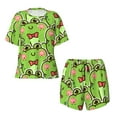 thumbnail image 4 of Xecao Cute Green Frog print Swimsuit for women, Summer-ready, sporty style.Quick-dry fabric. Many sizes & colors., 4 of 9