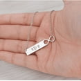 thumbnail image 5 of Infinity Necklace Couple - Couples Gift Personalzied - 2 Initial Necklace - Custom Initial Necklace for 2 Names - Infinity Bar Necklace, 5 of 8