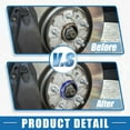 thumbnail image 7 of 4 Pcs Car Hub Centric Rings OD 67.1mm to ID 60.1mm Hub Centric Rings Wheel Bore Center Spacer Blue, 7 of 7