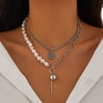 thumbnail image 3 of NICKSUN Seashell Necklace Shell Necklaces for Women Charm Necklace Beachy Jewelry for Women Gold Pearl Starfish Necklace Stack Non Tarnish Waterproof Summer Jewelry, 3 of 6