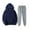 Dark Blue #29, variant on Augper Sweatsuit for Women 2 Piece Outfits Lounge Hoodie Oversized Crewneck Sweatshirt Jogger Sweatpants Y2K Tracksuit Pullover Set Fall Clothes