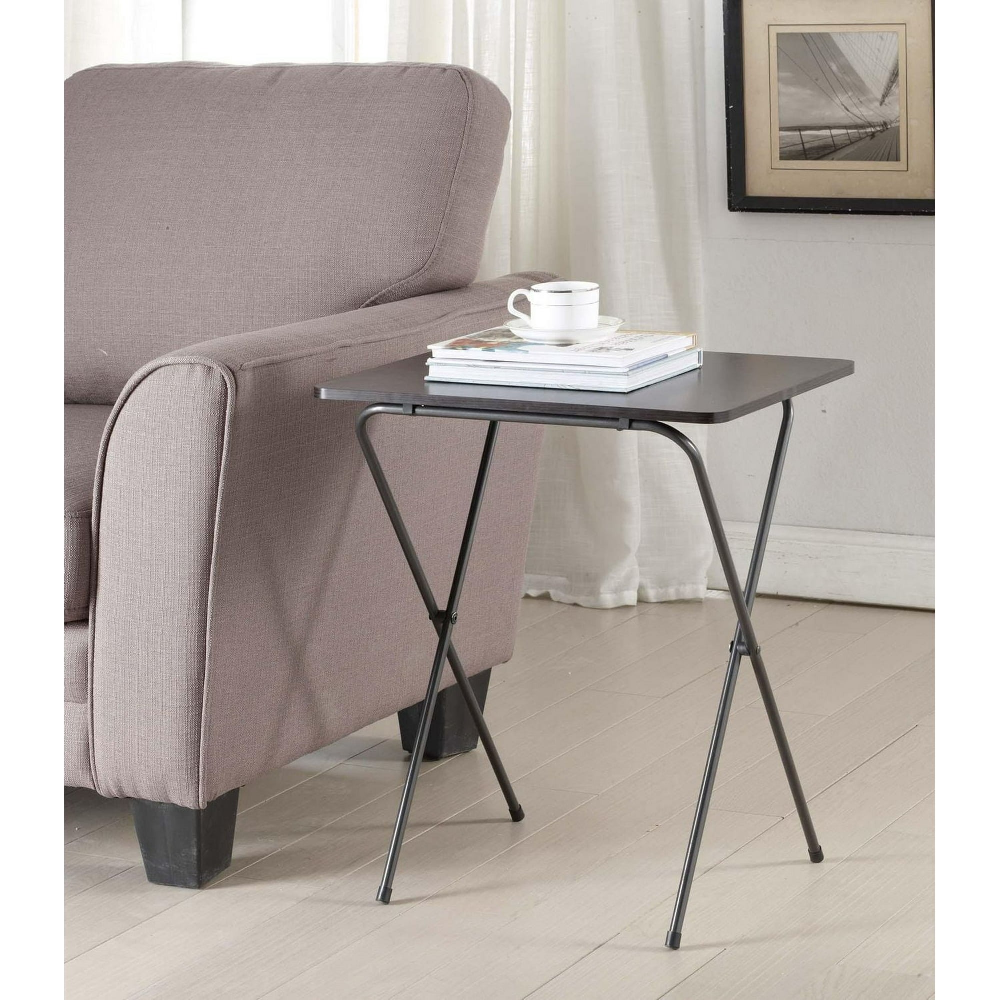 Mainstays Folding TV Tray, Espresso, Espresso - Main Image