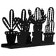 thumbnail image 1 of Servilletero de metal con diseño de cactus, soporte para servilletas de mesa, dispensador de pañuelos de papel de hierro vintage, 1 of 5