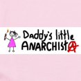 thumbnail image 2 of CafePress - Daddy's Little Anarchist Girl Infant Bodysuit - Baby Light Bodysuit, Size Newborn - 24 Months, 2 of 4