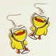 thumbnail image 4 of Pendientes para mujer y niña, joyería de creatividad especial, Hip Hop, lindo, exageración, Animal de dibujos animados, alienígena, Rana, pato, ganso, gato, 4 of 4