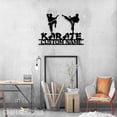 thumbnail image 4 of Craftnamesign Custom Karate Martial Arts Metal Sign LED Light, Karate Sign, Karate Decor, 4 of 5
