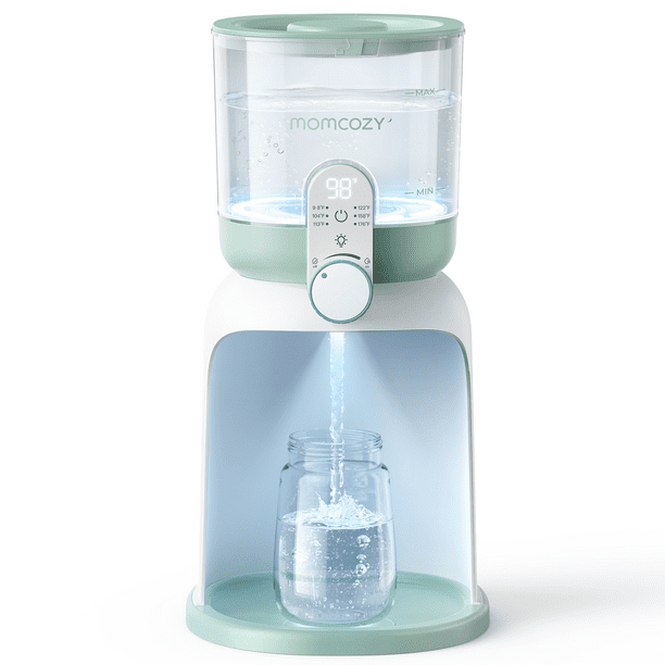 Momcozy Calentador de Biberones con Luces Duales para Tomas Nocturnas, Calentador de Biberones Instantáneo