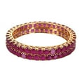 thumbnail image 5 of Ratnavali Jewels CZ Zirconia Gold Tone Red Diamond Elegant Bollywood Indian Bangles Jewelry Women, 5 of 6