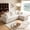 Beige, variant on 92.5" Boneless Modern L-Shaped Corduroy Compression Sofa Couch for Living Room, Right facing Chaise, Blue