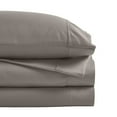 thumbnail image 2 of Superior Solid 1200-Thread Count Cotton Blend Sheet Set, Full, Gray, 2 of 6