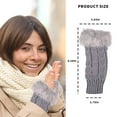 thumbnail image 2 of Baohd 3 Paires de Gants Unisexes Sans Doigts Restez au Chaud et à la Mode Gants Demi-Doigts pour Femmes, 2 of 6