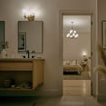 thumbnail image 4 of 43672NBR Kichler Lighting Shailene - 9 light 2-Tier Chandelier - 26.25 inches wide-Natural Brass Finish    -Traditional Installation, 4 of 7