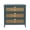 Off-White, variant on Zateety 3 Drawer Storage Cabinet, Natural Rattan Dresser Chest, Wood Grain MDF Organizer for Bedroom Living Room Study- Dark Green