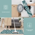 thumbnail image 6 of Teal Paisley Pattern Kitchen Rugs Sets Of 3,Kitchen Runner Rugs Non Skid Washable,Decorative Kitchen Floor Mats for Kitchen,Sink,Laundry,17"x30"+ 17"x47" + 17"x59", 6 of 6