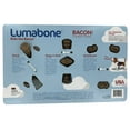 thumbnail image 2 of Lumabone 3-Piece Durable Chew & Fetch Dog Toy Set with Bacon Flavor for Older Pets, Brown (3 Pack), 2 of 2