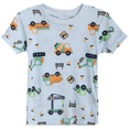 thumbnail image 5 of Mon Petit Baby Boys' Pajama Set - 4 Piece 100% Cotton Sleep Shirt, Tank Top, Lounge Pants, Shorts (12M-4T), 5 of 7