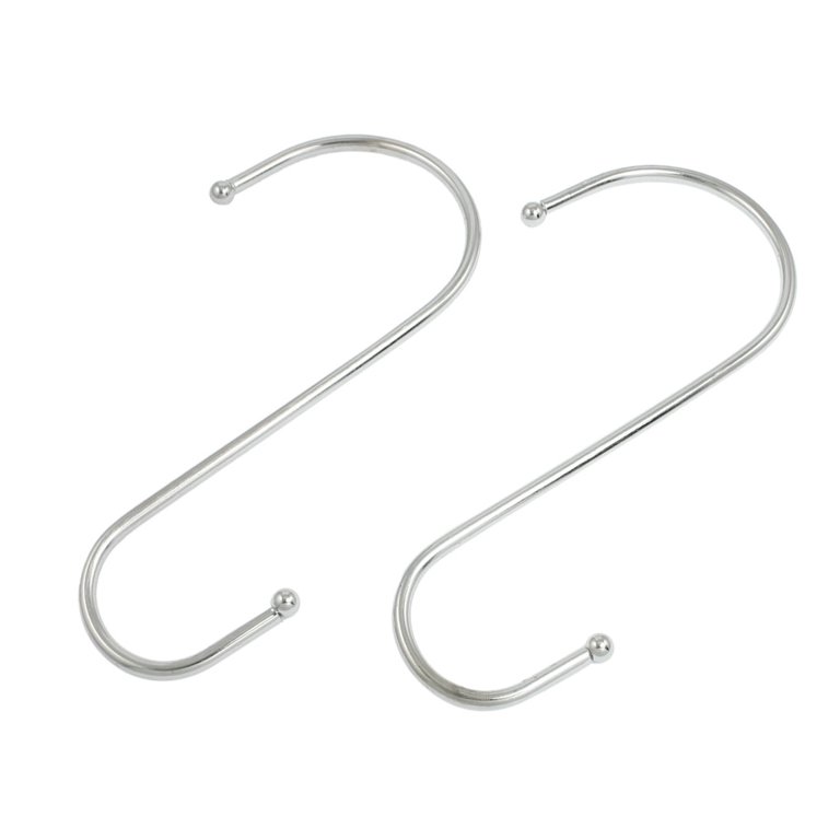 Uxcell Towel Metal 6 inch S Hooks for Hanging(pack of 2